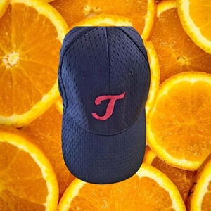 OC Sports Babe Ruth Baseball ProFlex Blue Fitted Cap with‎ a J Size M/L